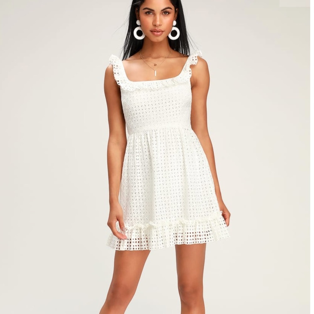 White LuLus dress